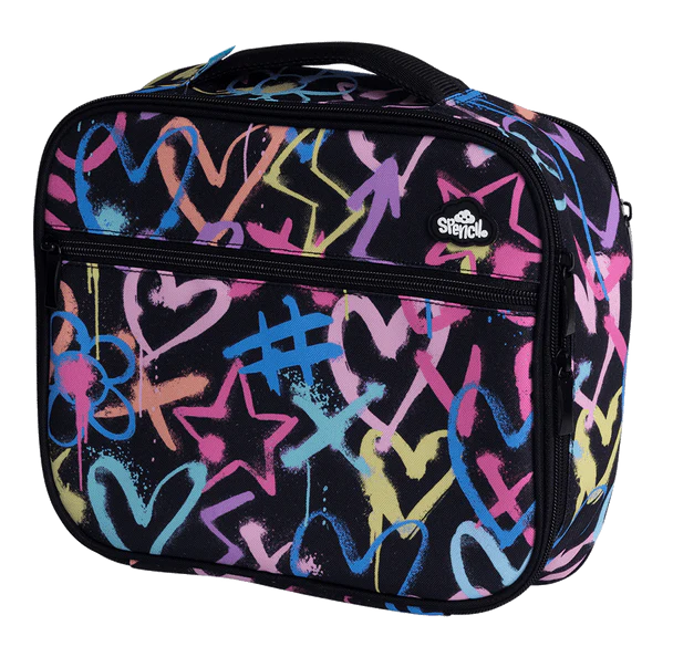 Big Cooler Lunch Bag - Hearts and Crosses