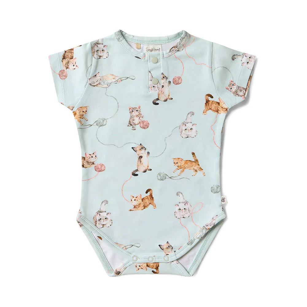 Kittens Short Sleeve Organic Bodysuit