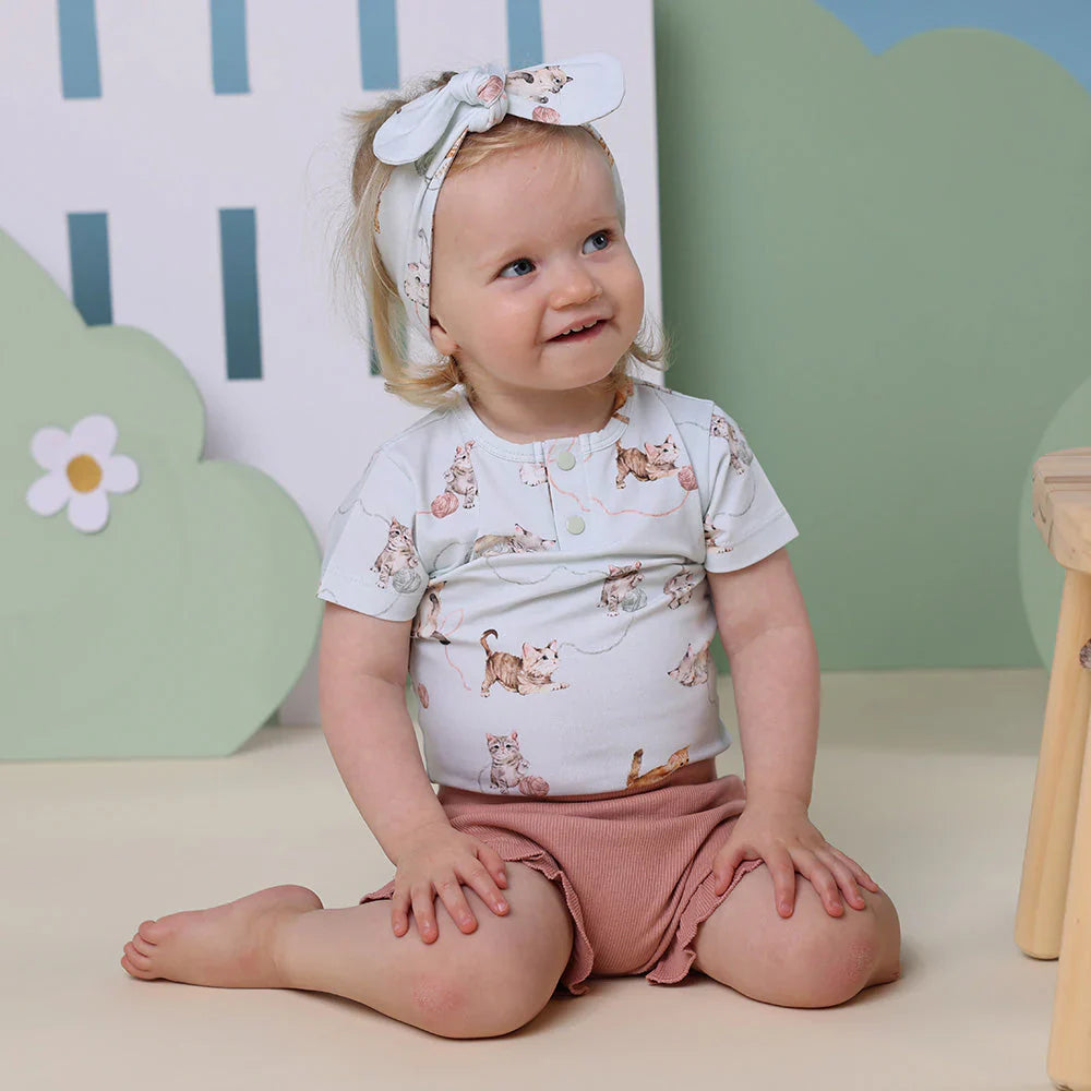 Kittens Short Sleeve Organic Bodysuit