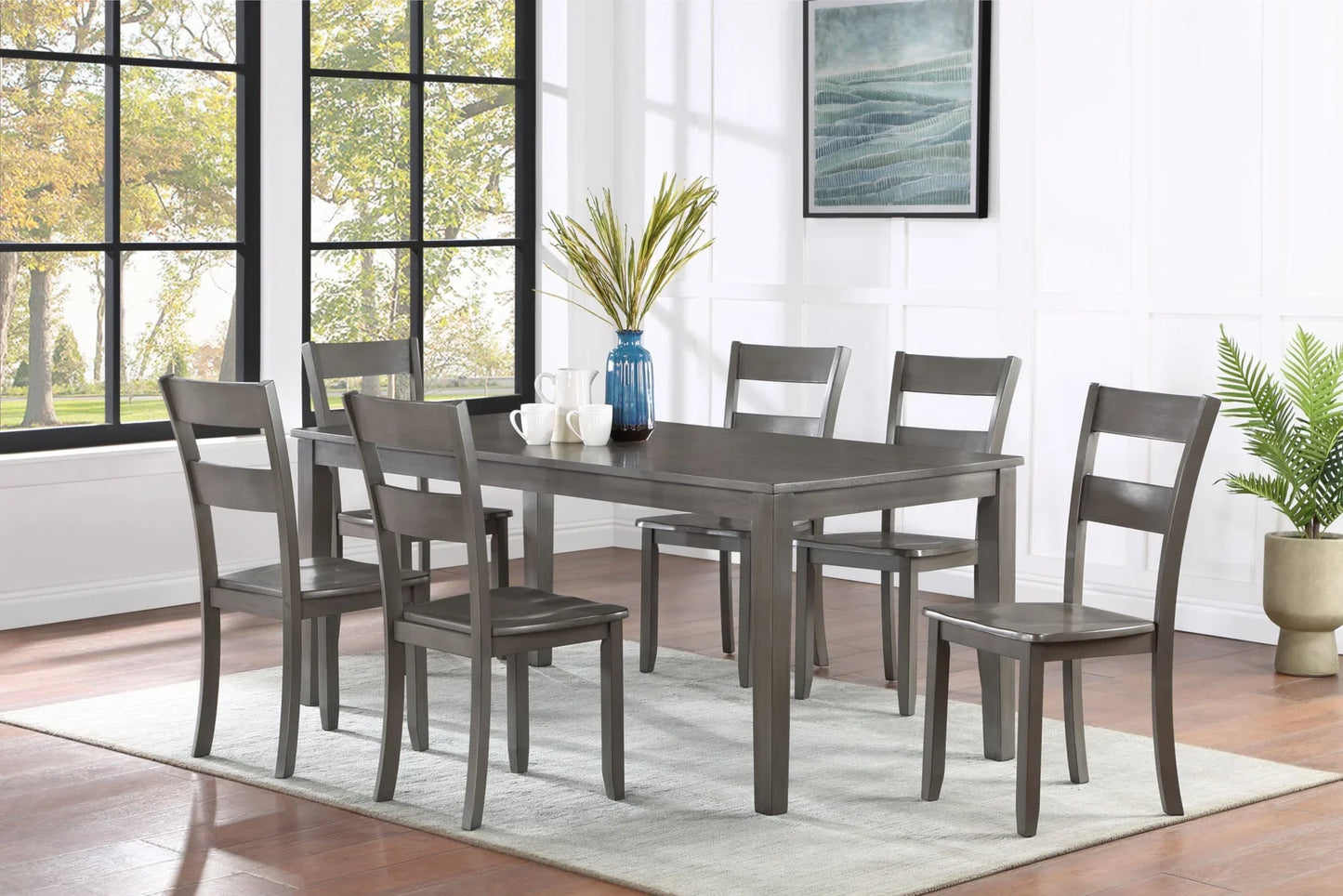 Ryan Gray 7 Piece Ladderback Dining Set