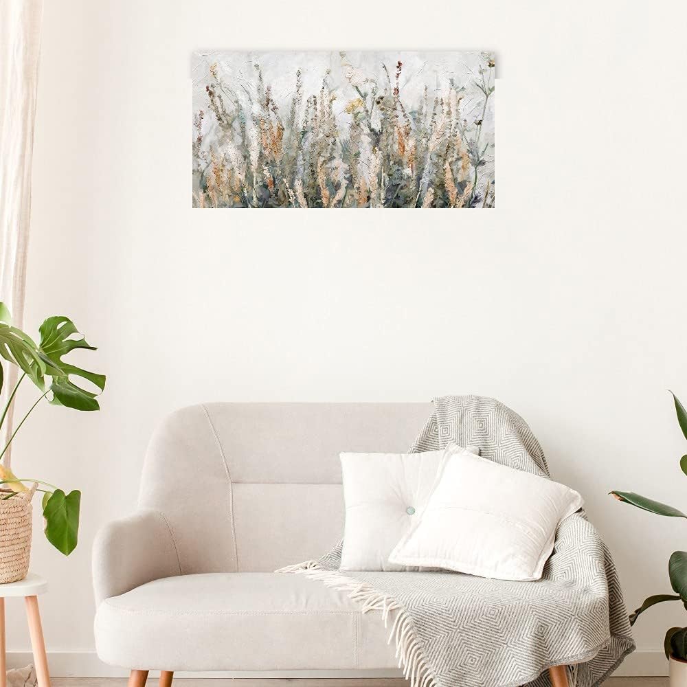Fine Art Canvas Autumn Breeze Canvas Print by Artist Studio Arts for Living Room. Bedroom. Bathroom. Kitchen. Office. Bar. Dining & Guest Room - Ready to Hang - 40 in x 21 in