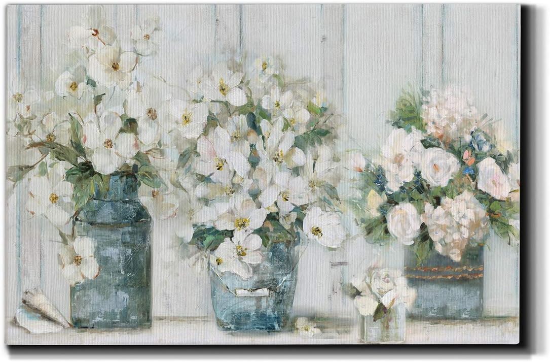 WEXFORD HOME Landscape Canvas Wall Art Abstract Floral Forest Modern Pictures Artwork Decoration for Living Room Kitchen Bathroom Office. Ready to Hang