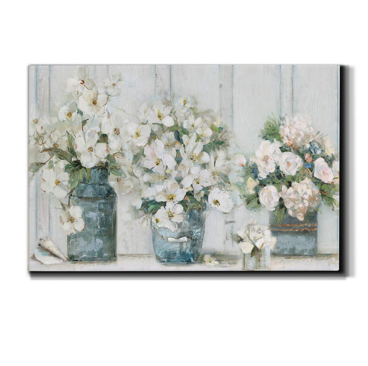 WEXFORD HOME Landscape Canvas Wall Art Abstract Floral Forest Modern Pictures Artwork Decoration for Living Room Kitchen Bathroom Office. Ready to Hang