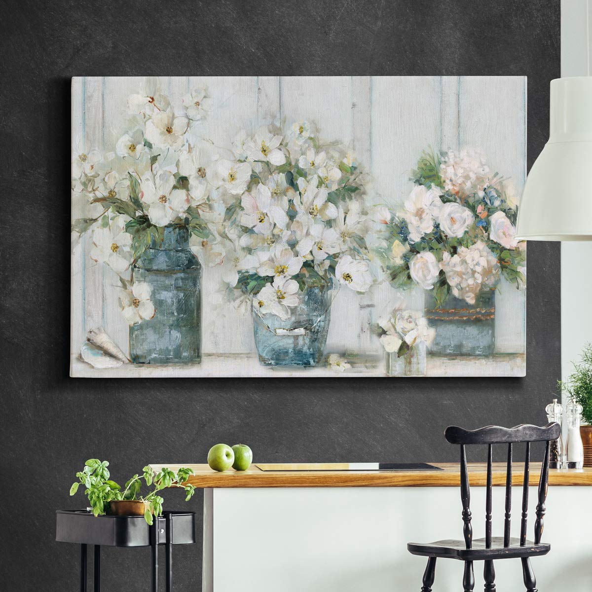 WEXFORD HOME Landscape Canvas Wall Art Abstract Floral Forest Modern Pictures Artwork Decoration for Living Room Kitchen Bathroom Office. Ready to Hang