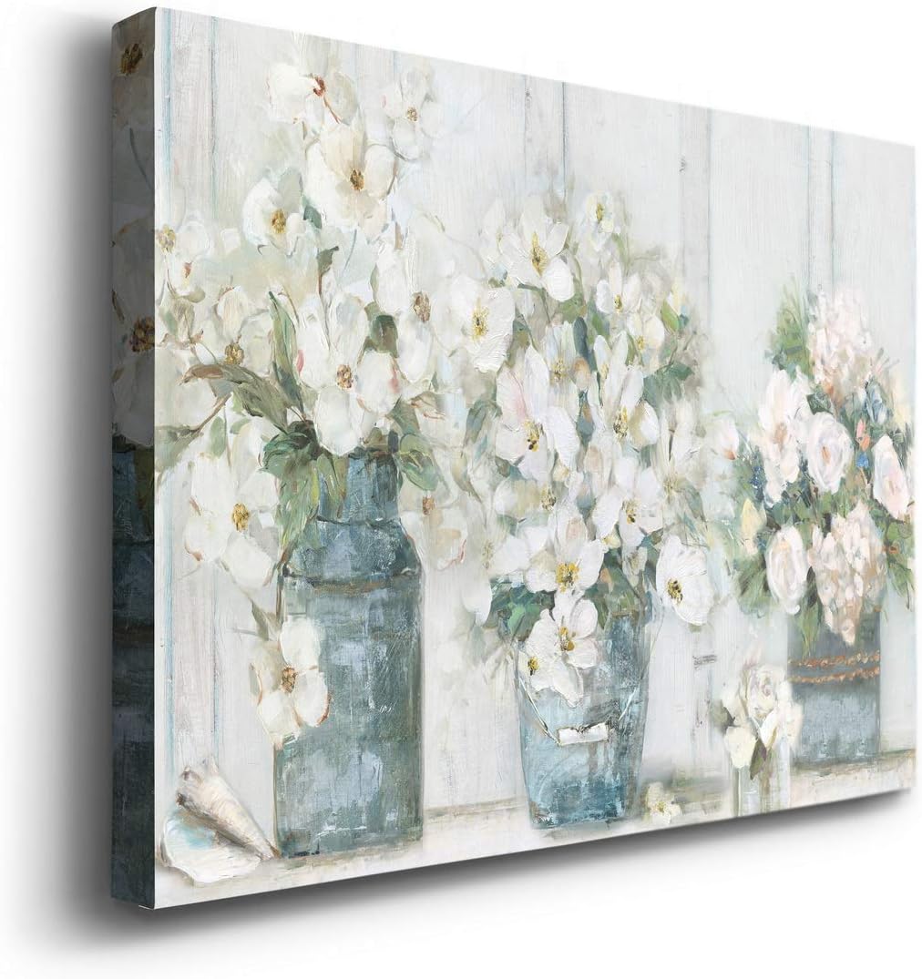 WEXFORD HOME Landscape Canvas Wall Art Abstract Floral Forest Modern Pictures Artwork Decoration for Living Room Kitchen Bathroom Office. Ready to Hang
