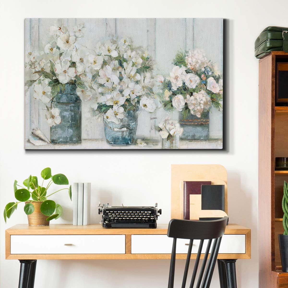WEXFORD HOME Landscape Canvas Wall Art Abstract Floral Forest Modern Pictures Artwork Decoration for Living Room Kitchen Bathroom Office. Ready to Hang