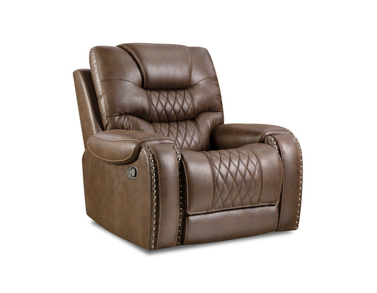 Desert Chocolate Gliding Recliner