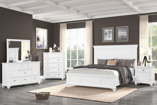 Jamestown White Island Breeze King Size Bedroom Set